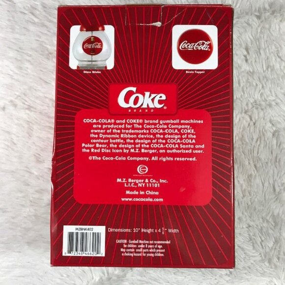 Vintage Coca-Cola Authentic Metal and Glass 10" Gumball Machine - Picture 10 of 14